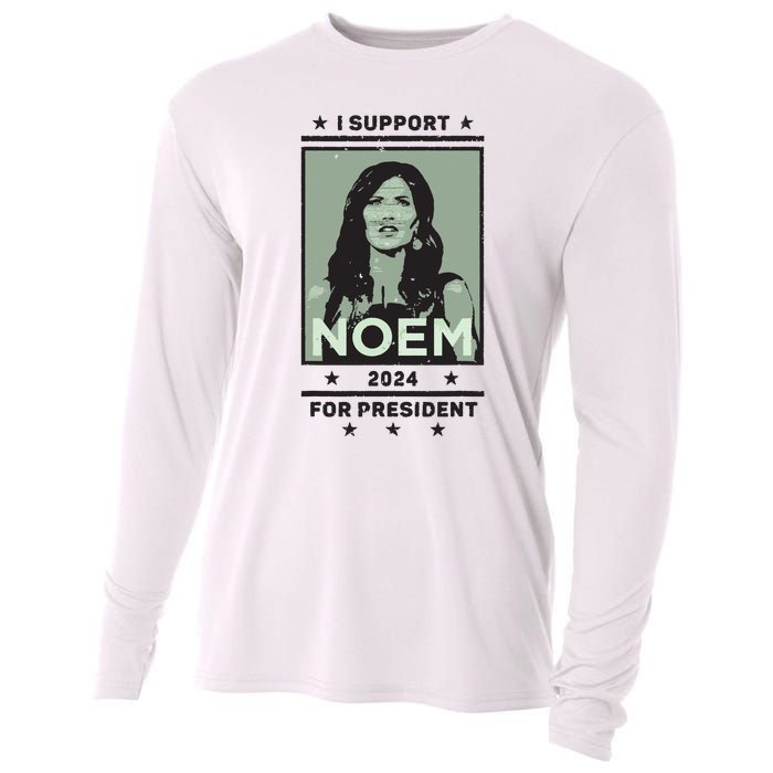 I Support Kristi Noem South Dakota Governor President 2024 Cooling Performance Long Sleeve Crew