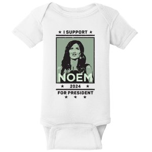 I Support Kristi Noem South Dakota Governor President 2024 Baby Bodysuit