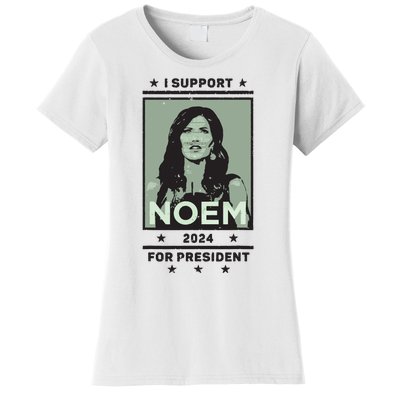 I Support Kristi Noem South Dakota Governor President 2024 Women's T-Shirt