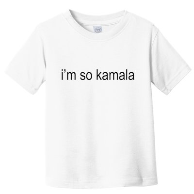 I’M So Kamala Brat Meme Gen Z Toddler T-Shirt