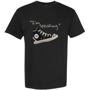 IM Speaking Kamalaharris 2024 Sneakers Vote For President Garment-Dyed Heavyweight T-Shirt