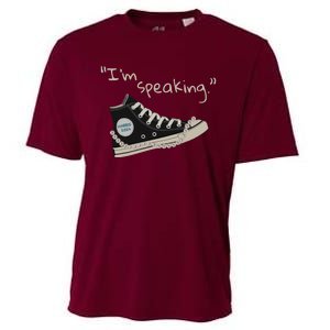 IM Speaking Kamalaharris 2024 Sneakers Vote For President Cooling Performance Crew T-Shirt