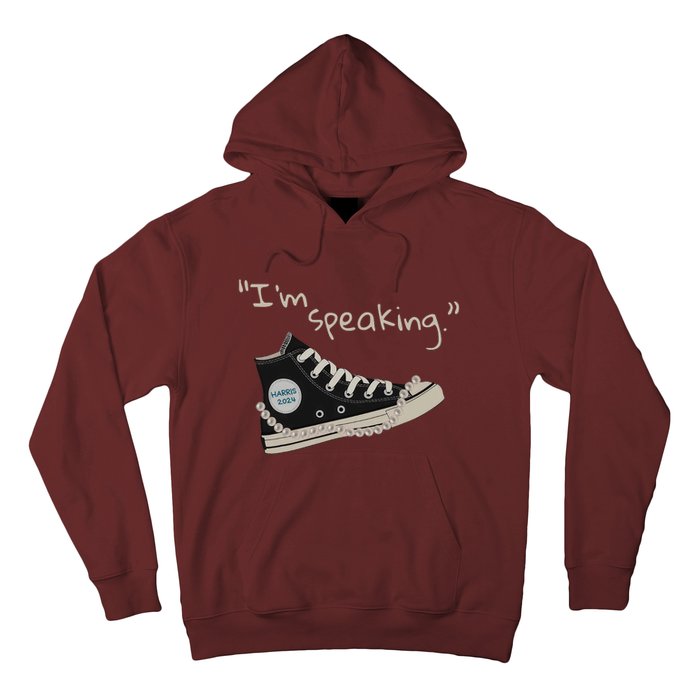 IM Speaking Kamalaharris 2024 Sneakers Vote For President Hoodie