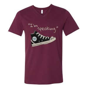 IM Speaking Kamalaharris 2024 Sneakers Vote For President V-Neck T-Shirt