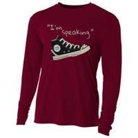 IM Speaking Kamalaharris 2024 Sneakers Vote For President Cooling Performance Long Sleeve Crew