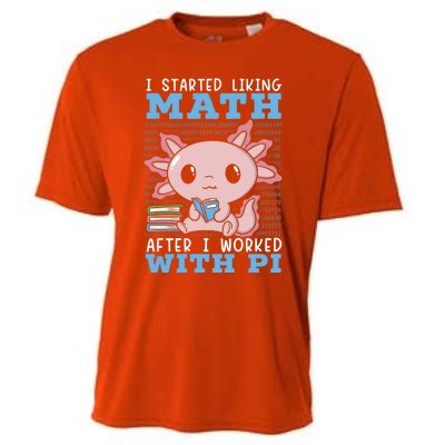 I Started Liking Math After I Worked With Pi Day Gift Cooling Performance Crew T-Shirt