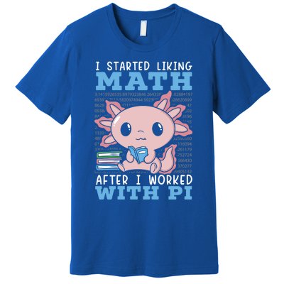 I Started Liking Math After I Worked With Pi Day Gift Premium T-Shirt