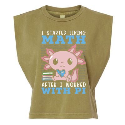 I Started Liking Math After I Worked With Pi Day Gift Garment-Dyed Women's Muscle Tee