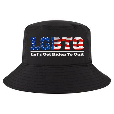 I Support LGBTQ Lets Get Biden To Quit Funny Cool Comfort Performance Bucket Hat