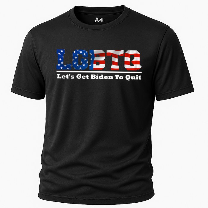 I Support LGBTQ Lets Get Biden To Quit Funny Performance Shirt