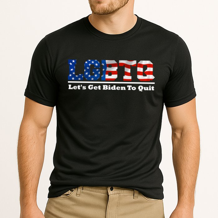 I Support LGBTQ Lets Get Biden To Quit Funny Performance Shirt