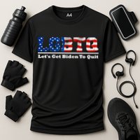 I Support LGBTQ Lets Get Biden To Quit Funny Performance Shirt