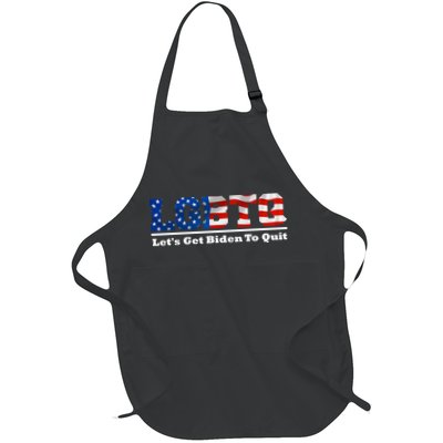 I Support LGBTQ Lets Get Biden To Quit Funny Apron