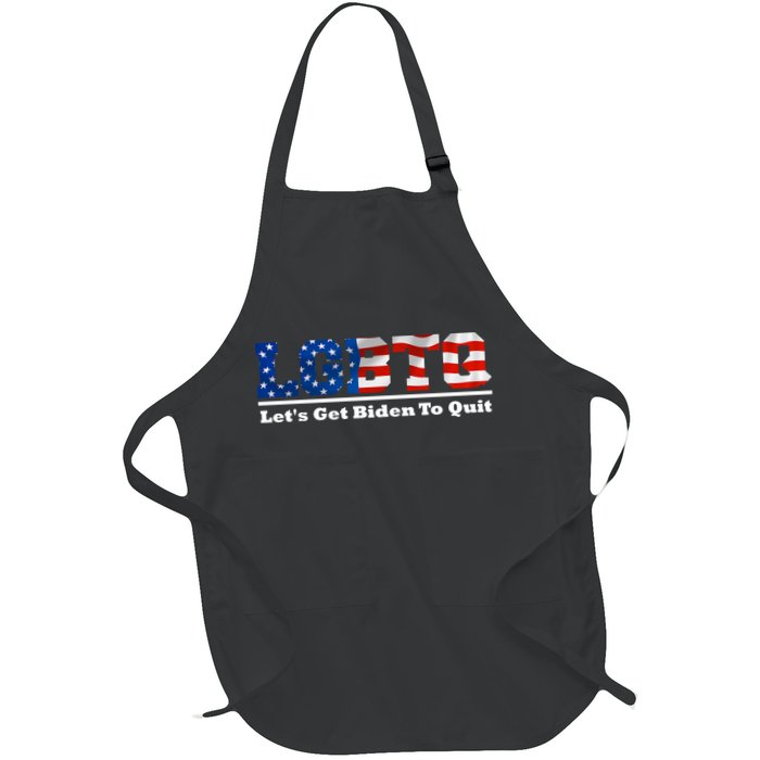 I Support LGBTQ Lets Get Biden To Quit Funny Apron