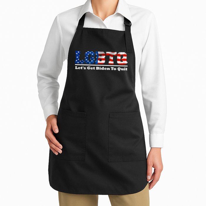 I Support LGBTQ Lets Get Biden To Quit Funny Apron