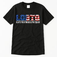 I Support LGBTQ Lets Get Biden To Quit Funny Tall T-Shirt