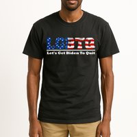 I Support LGBTQ Lets Get Biden To Quit Funny Tall T-Shirt