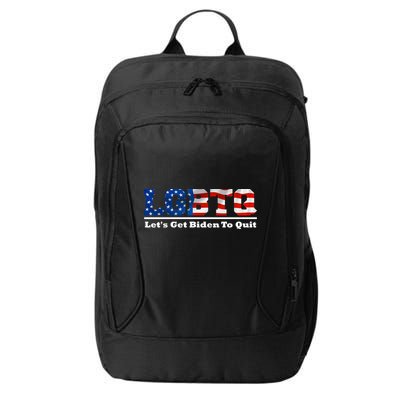 I Support LGBTQ Lets Get Biden To Quit Funny City Backpack