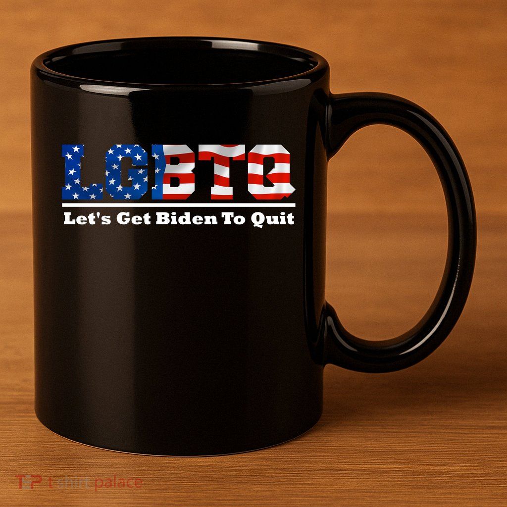 I Support LGBTQ Lets Get Biden To Quit Funny 11oz C Handle Ceramic Mug