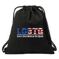 I Support LGBTQ Lets Get Biden To Quit Funny Drawstring Bag