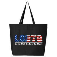 I Support LGBTQ Lets Get Biden To Quit Funny 25L Jumbo Tote