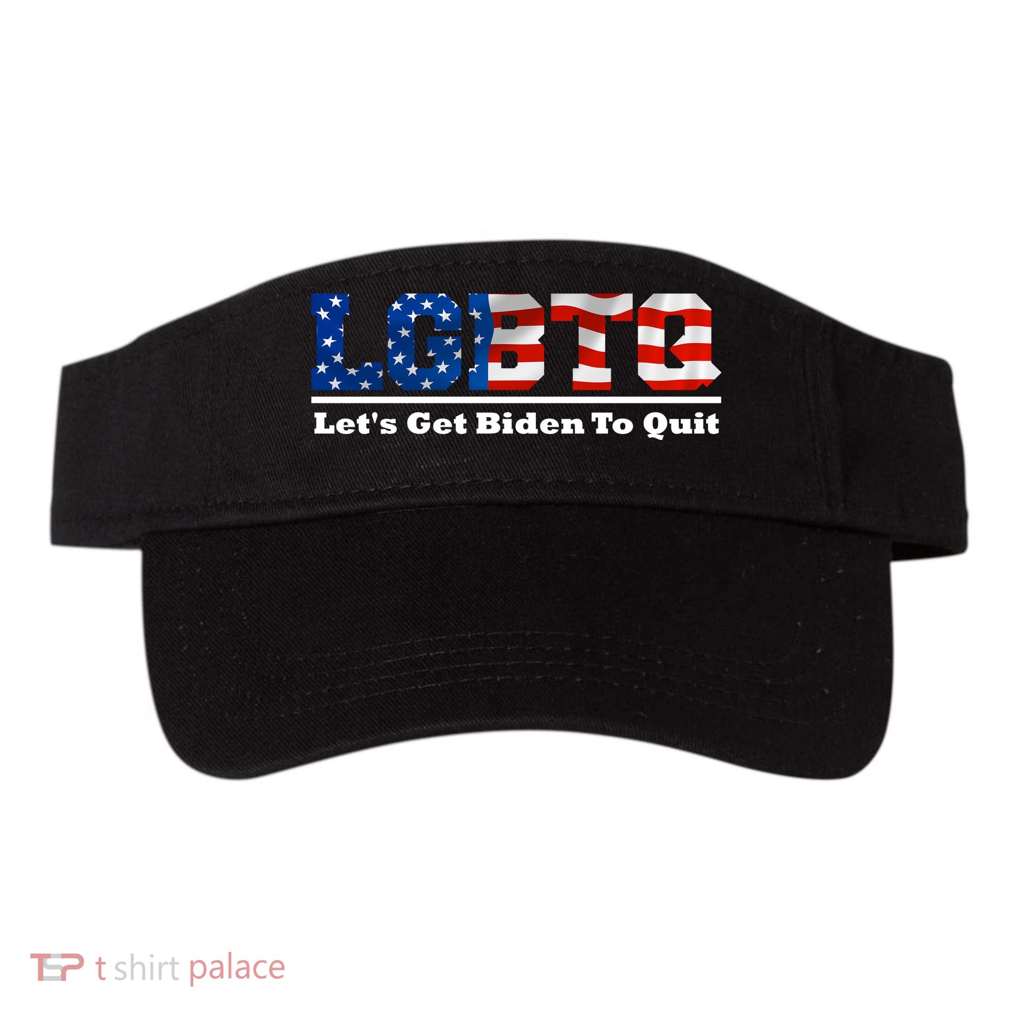 I Support LGBTQ Lets Get Biden To Quit Funny Visor