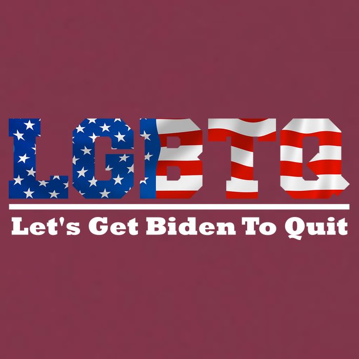 I Support LGBTQ Lets Get Biden To Quit Funny 16oz Travel Tumbler
