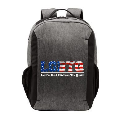 I Support LGBTQ Lets Get Biden To Quit Funny Vector Backpack