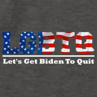 I Support LGBTQ Lets Get Biden To Quit Funny Vector Backpack
