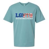 I Support LGBTQ Lets Get Biden To Quit Funny Sueded Cloud Jersey T-Shirt