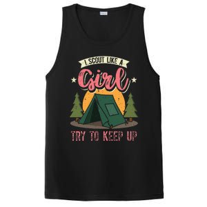 I Scout Like A Girl Try To Keep Up Troop Leader Scout PosiCharge Competitor Tank