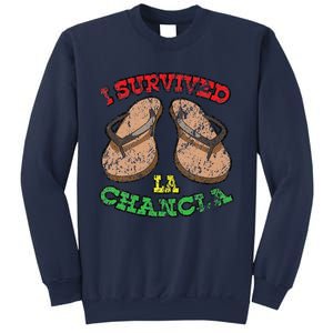 I Survived La Chancla Mexico Cinco De Mayo T Sweatshirt