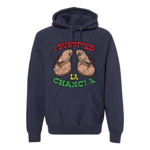 I Survived La Chancla Mexico Cinco De Mayo T Premium Hoodie