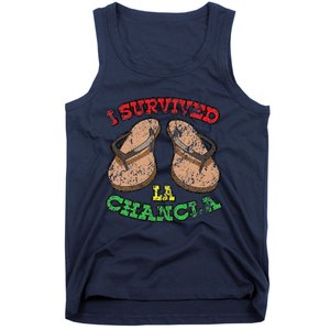 I Survived La Chancla Mexico Cinco De Mayo T Tank Top