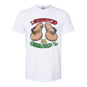 I Survived La Chancla Mexico Cinco De Mayo T Softstyle CVC T-Shirt