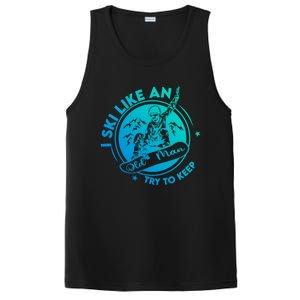 I Ski Like An Old Gift PosiCharge Competitor Tank