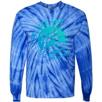 I Ski Like An Old Gift Tie-Dye Long Sleeve Shirt