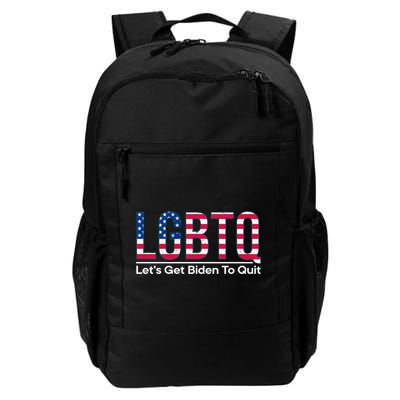 I Support LGBTQ Lets Get Biden To Quit Funny Backpack