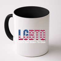 I Support LGBTQ Lets Get Biden To Quit Funny Mug