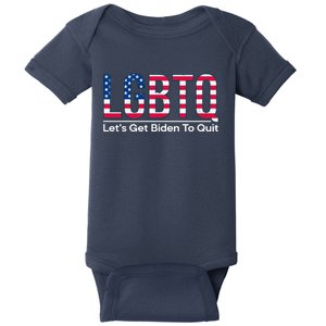 I Support LGBTQ Lets Get Biden To Quit Funny Baby Bodysuit