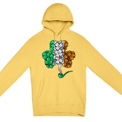 Irish Shamrock Lucky Leaf St Patrick's Day Premium Pullover Hoodie