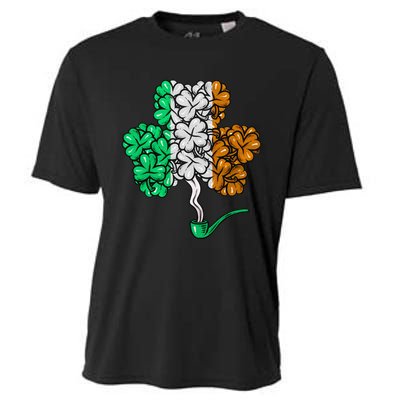 Irish Shamrock Lucky Leaf St Patrick's Day Cooling Performance Crew T-Shirt