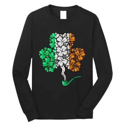 Irish Shamrock Lucky Leaf St Patrick's Day Long Sleeve Shirt