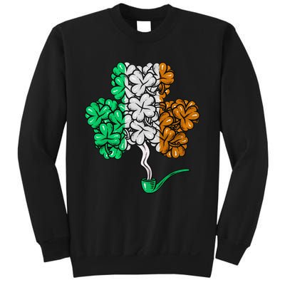 Irish Shamrock Lucky Leaf St Patrick's Day Sweatshirt