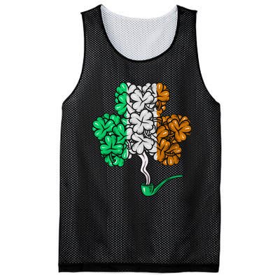 Irish Shamrock Lucky Leaf St Patrick's Day Mesh Reversible Basketball Jersey Tank