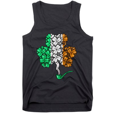 Irish Shamrock Lucky Leaf St Patrick's Day Tank Top