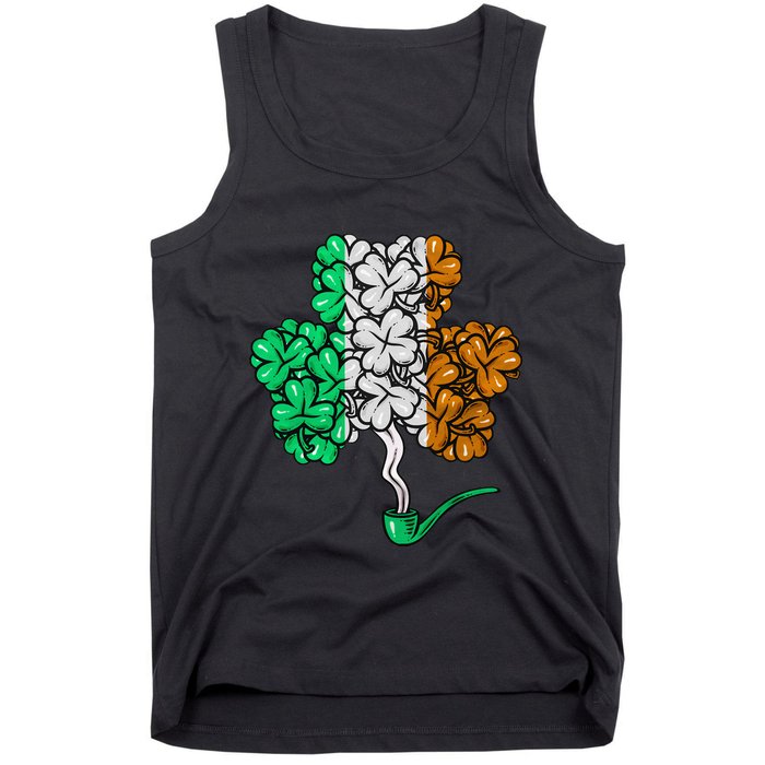 Irish Shamrock Lucky Leaf St Patrick's Day Tank Top