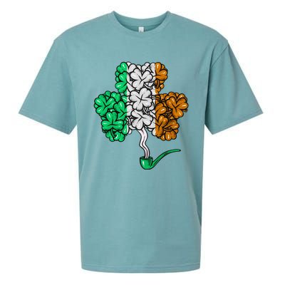 Irish Shamrock Lucky Leaf St Patrick's Day Sueded Cloud Jersey T-Shirt