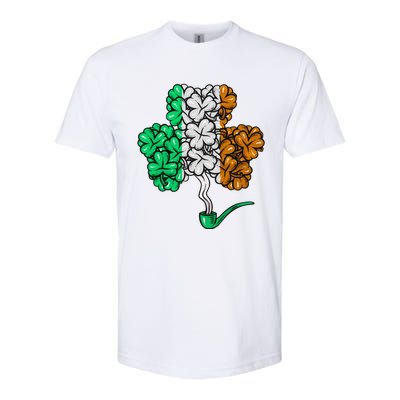 Irish Shamrock Lucky Leaf St Patrick's Day Softstyle CVC T-Shirt