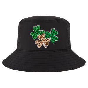 Irish Shamrocks Leopard Buffalo Plaid St Patrick's Day Cool Comfort Performance Bucket Hat